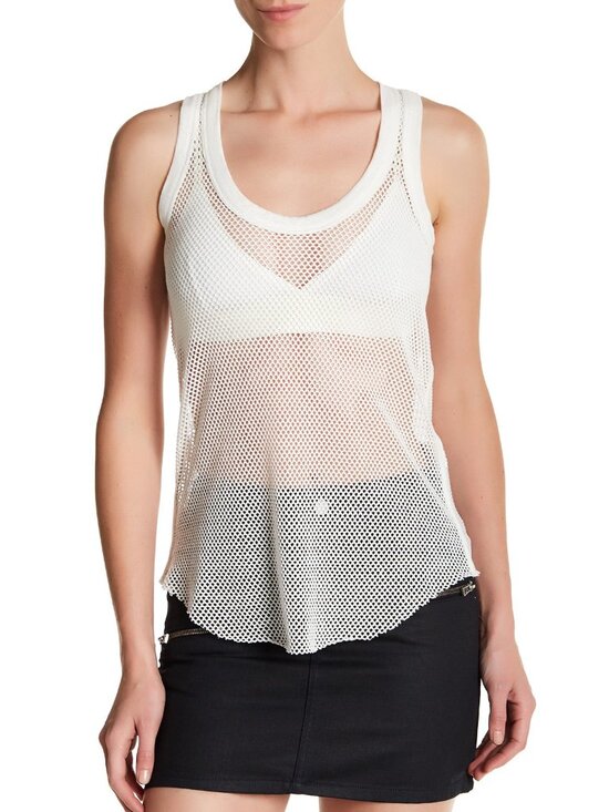 Zadig & Voltaire Tops - Zadig & Voltaire NEW Weep Fishnet Tank Top Women's M